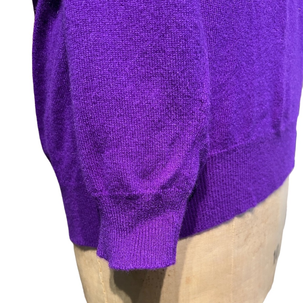 NWT POLO Ralph Laurent 100% Cashmere VNeck Sweater Size M - Picture 8 of 13